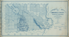 California Map By Southern Pacific Railroad Company