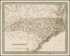 Southeast Map By Thomas Gamaliel Bradford