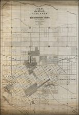 California Map By Southern Pacific Railroad Company