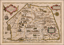 India and Other Islands Map By Jodocus Hondius