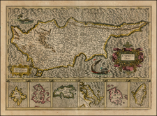 Mediterranean, Balearic Islands and Greece Map By Gerard Mercator