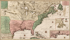 United States, Florida, South, Southeast, Texas, Midwest, Plains, Southwest, Rocky Mountains and North America Map By Gerard Van Keulen