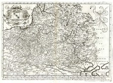 Europe, Poland, Russia, Baltic Countries and Germany Map By Richard Blome