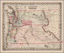  Map By Joseph Hutchins Colton