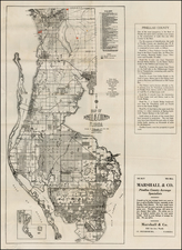 Florida Map By F. B. Dolph