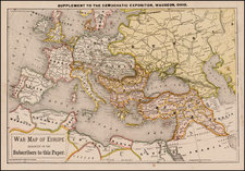 Europe and Europe Map By Rand McNally & Company