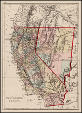 California Map By C.H. Jones