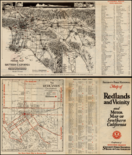 California Map By Security-First National Bank of Los Angeles