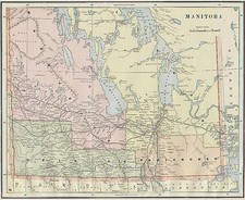 Canada Map By George F. Cram