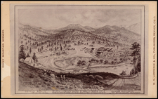 Rocky Mountains Map By W.H.  Lawrence & Co.