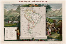 South America Map By Victor Levasseur