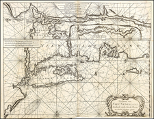Connecticut, New York City and New York State Map By Johannes Loots