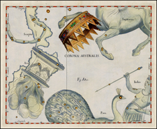 Celestial Maps Map By Johannes Hevelius