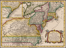 New England, Mid-Atlantic and Midwest Map By John Barrow