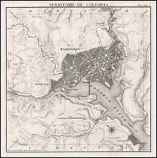 Mid-Atlantic, Washington, D.C. and Southeast Map By Pierre Antoine Tardieu