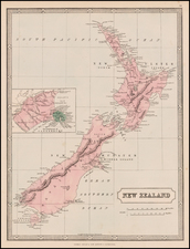 New Zealand Map By George Philip & Son