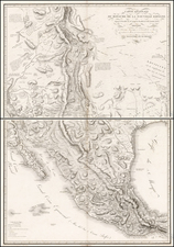 Texas, Plains, Southwest, Rocky Mountains, Mexico and California Map By Alexander Von Humboldt