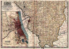 Midwest Map By The Century Company