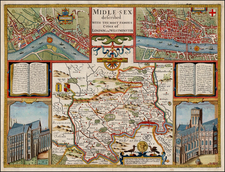 British Isles Map By John Speed