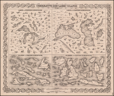 Midwest and Curiosities Map By G.W.  & C.B. Colton