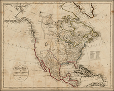 North America Map By John Reid