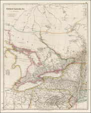 Midwest and Canada Map By John Arrowsmith