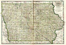 Midwest and Plains Map By The Century Company