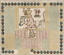 British Isles Map By Henri Chatelain