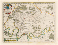 Paris and Île-de-France Map By Willem Janszoon Blaeu