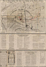 California Map By A. J. Rutledge & Sons