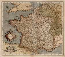 France Map By  Gerard Mercator