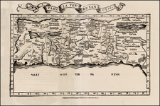 Holy Land Map By Lorenz Fries