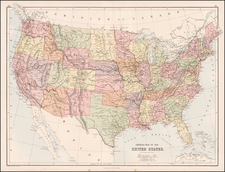 United States Map By Adam & Charles Black