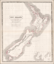 New Zealand Map By W. & A.K. Johnston