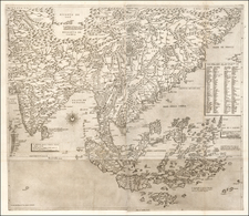 Asia, Asia, China, Japan, Korea, India, Southeast Asia, Philippines, Other Islands, Central Asia & Caucasus and Russia in Asia Map By Giacomo Gastaldi