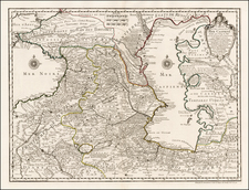 Ukraine, Middle East and Russia in Asia Map By Guillaume Delisle / Philippe Buache