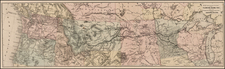 Midwest, Plains and Rocky Mountains Map By National Railway Publication Company