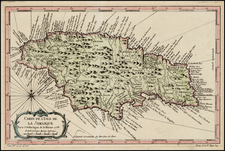 Caribbean Map By Jacques Nicolas Bellin