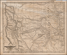 Texas, Plains, Southwest and Rocky Mountains Map By Josiah Gregg