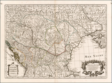 Russia, Ukraine, Hungary and Balkans Map By Guillaume De L'Isle / Philippe Buache