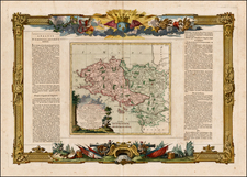 France Map By Louis Charles Desnos