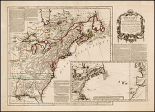 United States, Mid-Atlantic, Midwest and North America Map By Anonymous