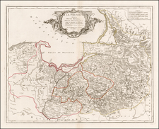 Poland, Baltic Countries and Germany Map By Didier Robert de Vaugondy