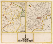 Mid-Atlantic Map By Universal Magazine / Nicholas Scull / George Heap