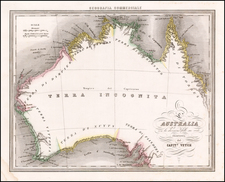 Australia Map By Francesco Marmocchi