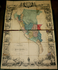 South America Map By Mariano Felipe Paz Soldan