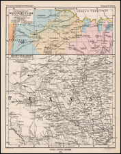 Texas Map By Augustus Herman Petermann