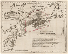 New England, Mid-Atlantic and Canada Map By Anonymous