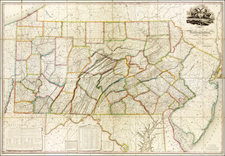 Pennsylvania Map By John Melish