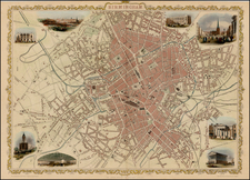 British Isles Map By John Tallis